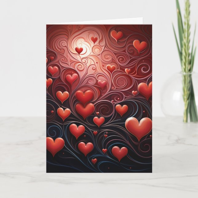 Kärlek - Infekt Helgdag-kort Kort (Framsida)