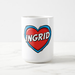 Kärlek Ingrid Kaffemugg