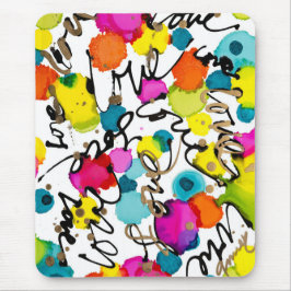 Kärlek inringar musknappen musmatta