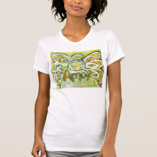 Kärlek inspiration Angel Shirt (Art på framsidan) T-shirt