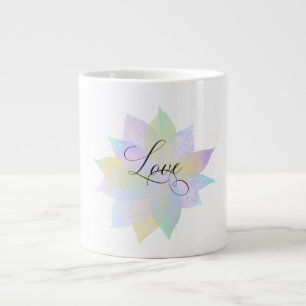 *~* KÄRLEK INTENTION EMOTO Rainbow Magic Jumbo Mugg