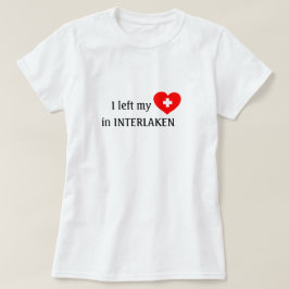 Kärlek Interlaken souvenir t-shirt