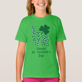 KÄRLEK Irish Roligt Kids St. Patrick's Day T Shirt