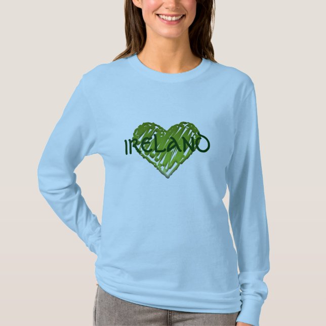Kärlek Irland T-shirt (Framsida)