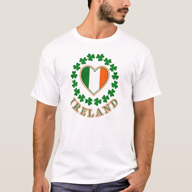 Kärlek Irland T-shirt (Framsida)