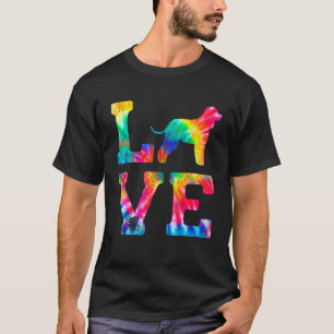 Kärlek Irländska Vatten - Spanien Tie Dye Hund Mam T Shirt