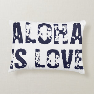 KÄRLEK IS ALOHA ALOHA IS KÄRLEK PRYDNADSKUDDE