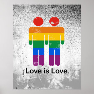 KÄRLEK IS KÄRLEK GAY COUPLE POSTER