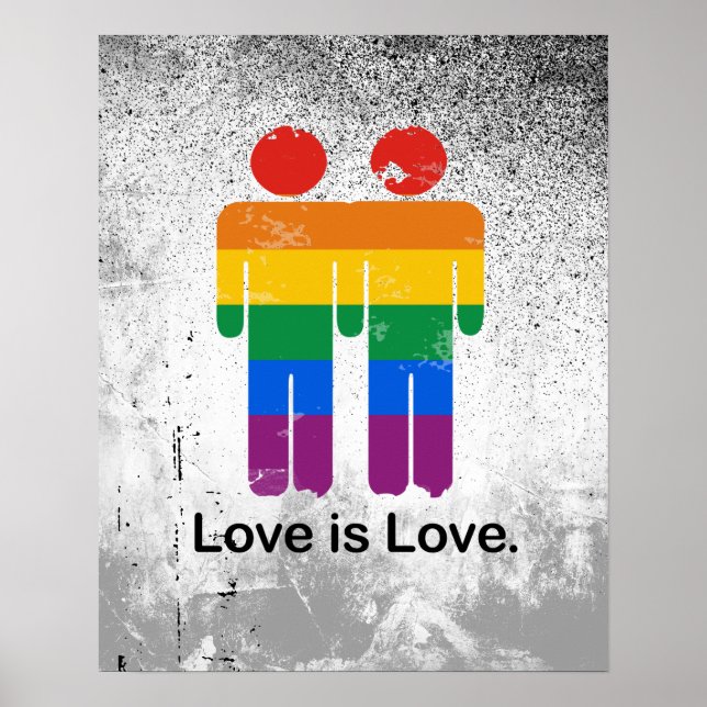 KÄRLEK IS KÄRLEK GAY COUPLE POSTER (Framsidan)