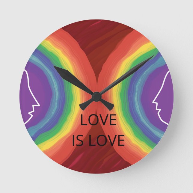 KÄRLEK IS KÄRLEK RUND KLOCKA (Framsida)