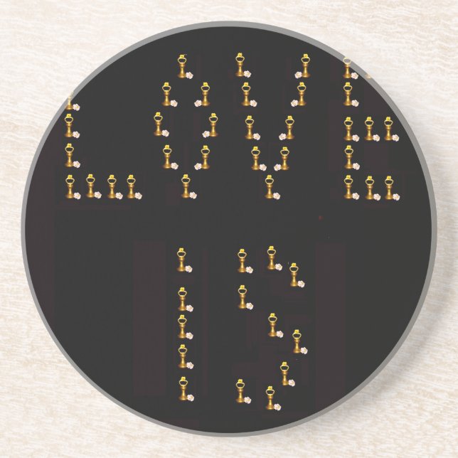 Kärlek is underlägg sandsten (Framsidan)