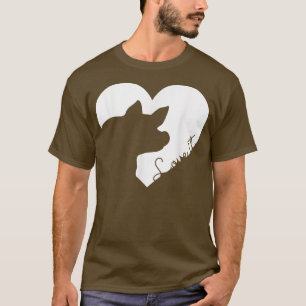 Kärlek IT Gris Farm Animal Farmer Farming Hog Land T Shirt