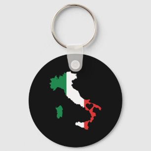 Kärlek Italien Gift Italy Pride Heart Nyckelring