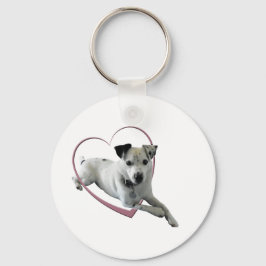 Kärlek Jack Russell Hund Gifts Nyckelring