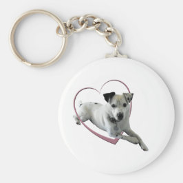 Kärlek Jack Russell Hund Gifts Nyckelring
