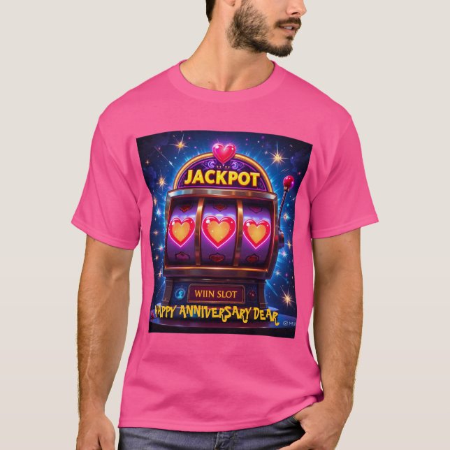 Kärlek Jackpot-fack Maskin Manar Tshirt T Shirt (Framsida)