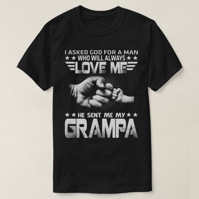 kärlek, jag sa att han skickade min grampa t shirt (Design framsida)