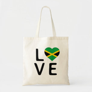 Kärlek - Jamaica Flagga Tygkasse