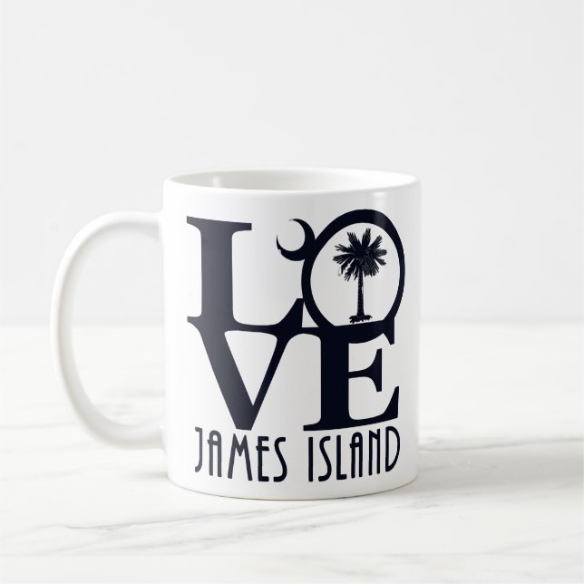 KÄRLEK James Island 11oz Kaffemugg (Vänster)