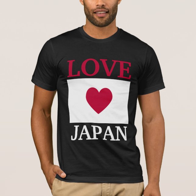 Kärlek Japan Shirt T-shirt (Framsida)