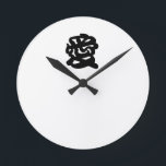 "KÄRLEK" Japansk Kanji Clock Rund Klocka<br><div class="desc">"愛"på japanska elak "KÄRLEK" på engelska. KÄRLEK ord är här. När du tittar på klockan kan du minnas din älskade!</div>