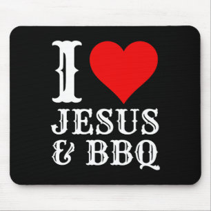 Kärlek Jesus Bbq Proud Christian Food Grill Kött S Musmatta