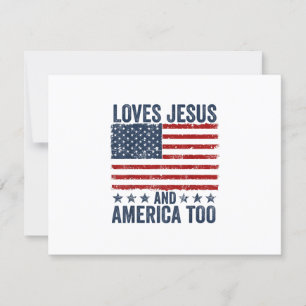 Kärlek Jesus och Amerika för gud Kristi 4:e av J OSA Kort