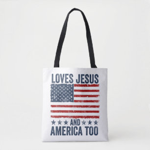 Kärlek Jesus och Amerika för gud Kristi 4:e av J Tygkasse