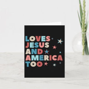 Kärlek Jesus och Amerika fram till den 4 juli: Va? Kort
