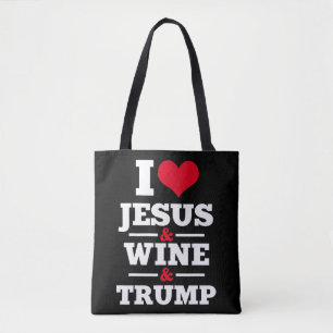 Kärlek Jesus Vin Trump Religiösa Christian Faith M Tygkasse