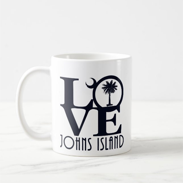 KÄRLEK Johns Island SC 11oz Kaffemugg (Vänster)