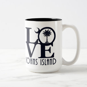 KÄRLEK Johns Island SC 15oz Två-Tonad Mugg