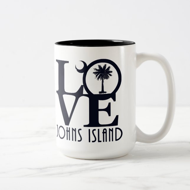 KÄRLEK Johns Island SC 15oz Två-Tonad Mugg (Höger)