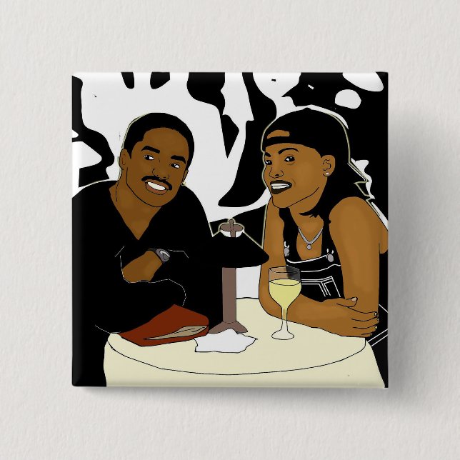 Kärlek Jones Button Knapp (Framsida)