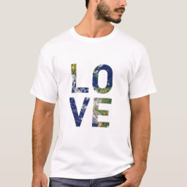Kärlek-jorddagen Firande Globe Karta Helgdag T Shirt
