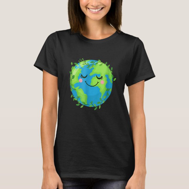 Kärlek: Jordens dag, vardag och miljö T Shirt (Framsida)