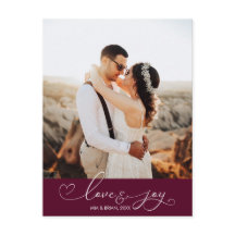 Kärlek & Joy | Jultipografi - vykort