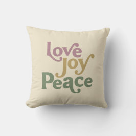 Kärlek Joy Peace Kudde