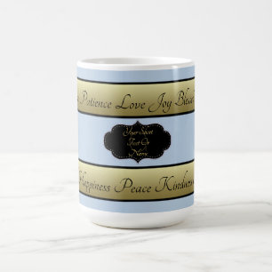 Kärlek Joy Peace Lycka Välsignad patientkindness Kaffemugg