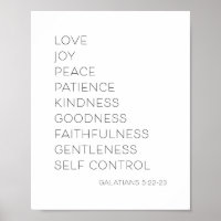Kärlek Joy Peace Patient Kindness Godhet