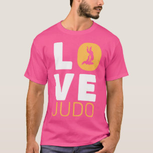 Kärlek Judo Japansk Martial Art Judo T Shirt