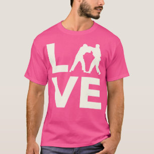 Kärlek Judo Silhouette T Shirt