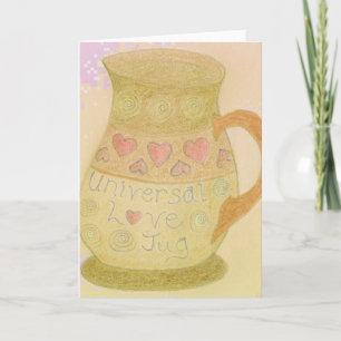 Kärlek Jug Roligt Art Greeting Card Kort