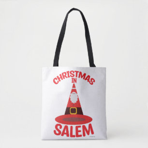 Kärlek jul i Salem New England Witchy Santa Tygkasse