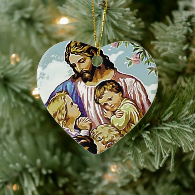 Kärlek Julgransprydnad Keramik (Träd)