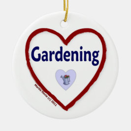 Kärlek julgransprydnad keramik