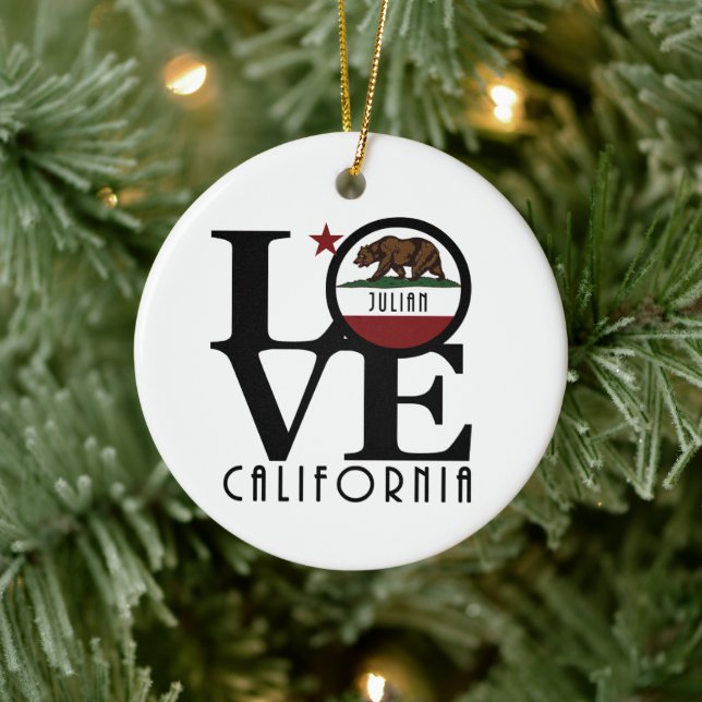 KÄRLEK Julian California Julgransprydnad Keramik (Träd)