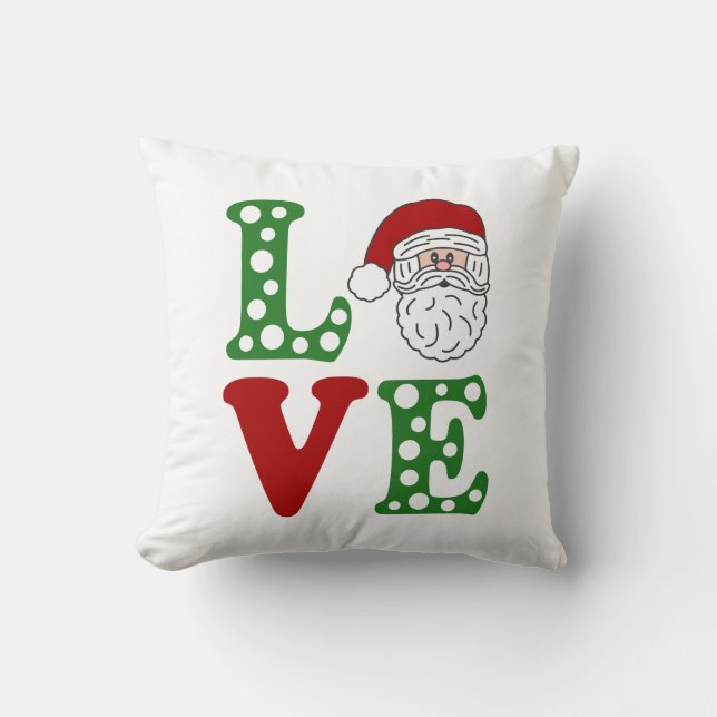 Kärlek jultomten Pillow Kudde (Framsida)
