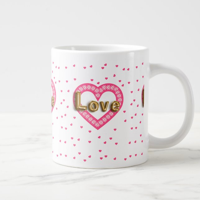 kärlek jumbo mugg (Höger)