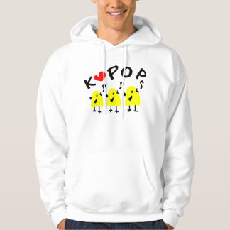 KÄRLEK K POP LITE FÅGLAR SJUNGA SWEATSHIRT MED LUVA